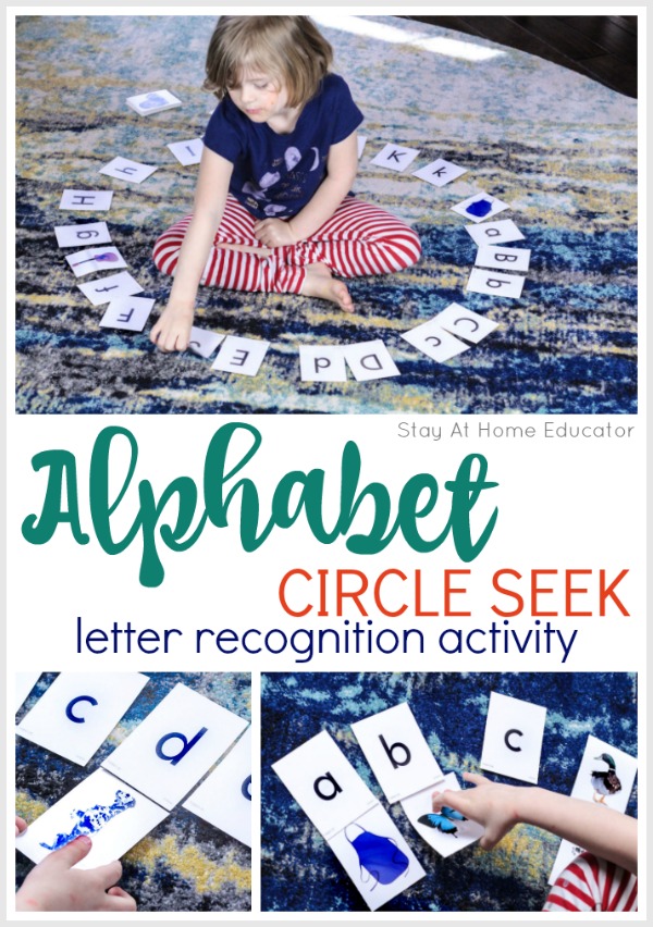 Alphabet activities to do with a set of photo cards