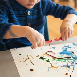 string painting for preschoolers