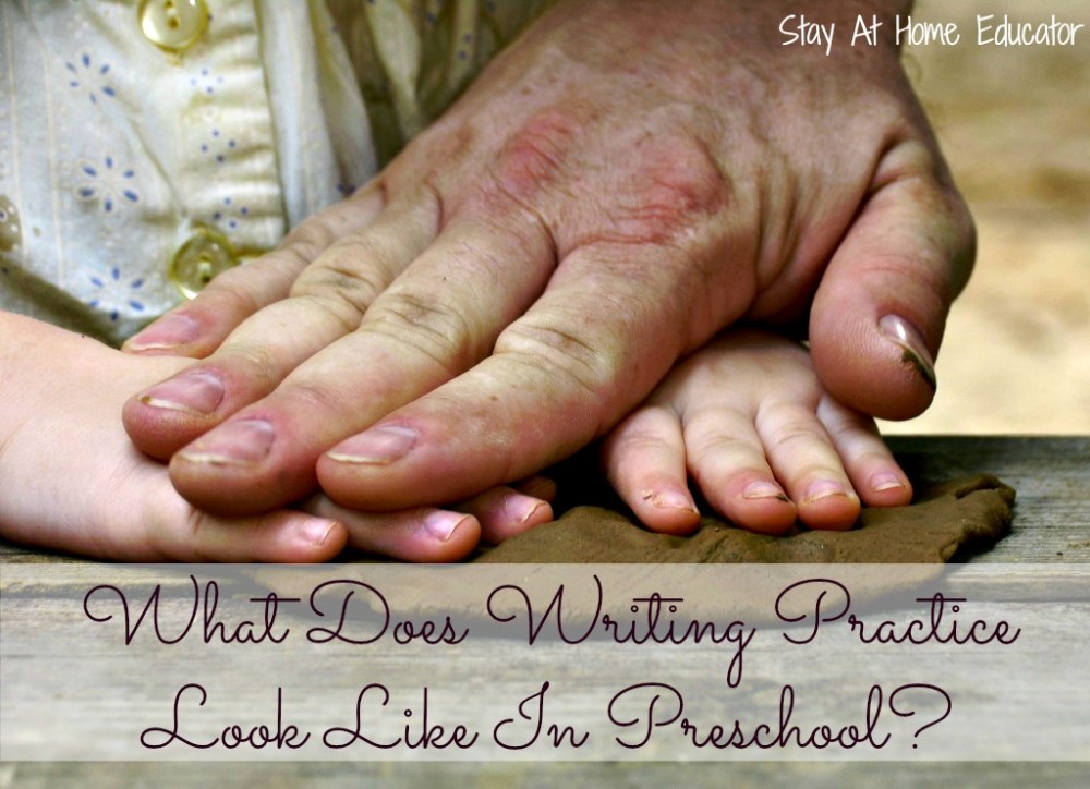 What Does Writing Look Like In Preschool - Stay At Home Educator