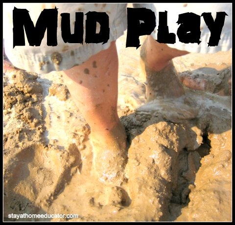 Mud play for preschoolers