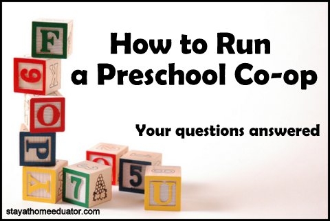 How to run a preschool co-op, questions answered