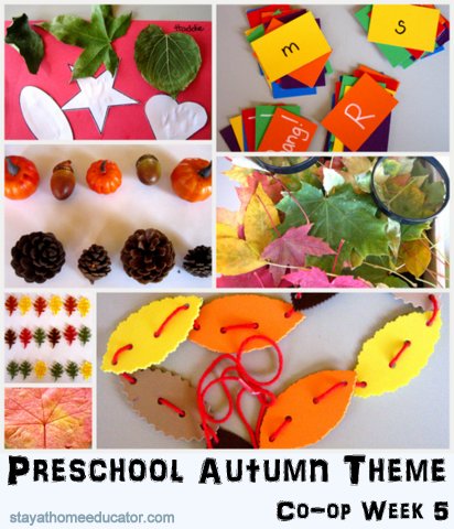 Preschool co-op Autumn theme