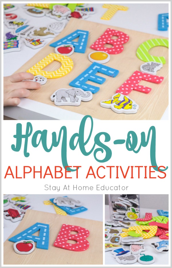 Hands-on alphabet activities for preschool children