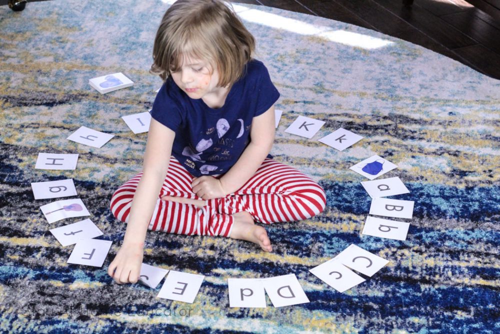 Alphabet activities don't need to be complex