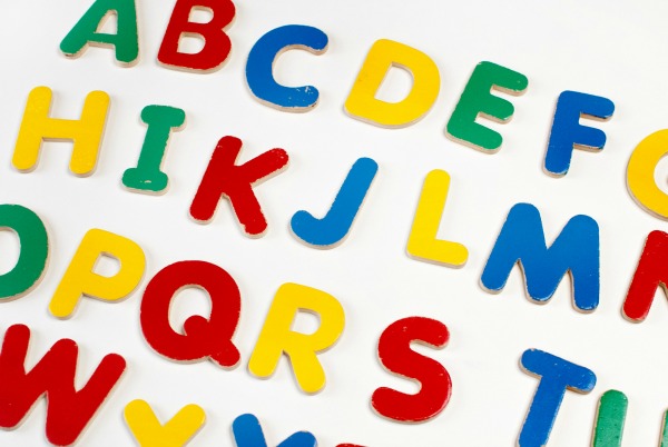 Alphabet activities for preschoolers using letter manipulatives