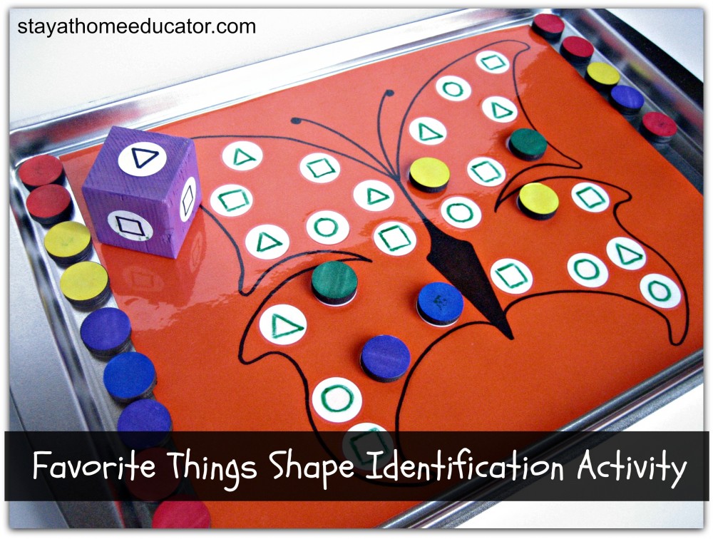 Favorite Things Shape Identification Activity