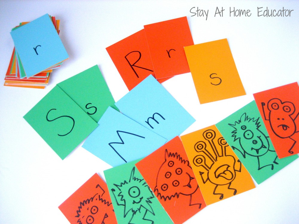 Monster Theif Letter Identification Game - Stay At Home Educator.
