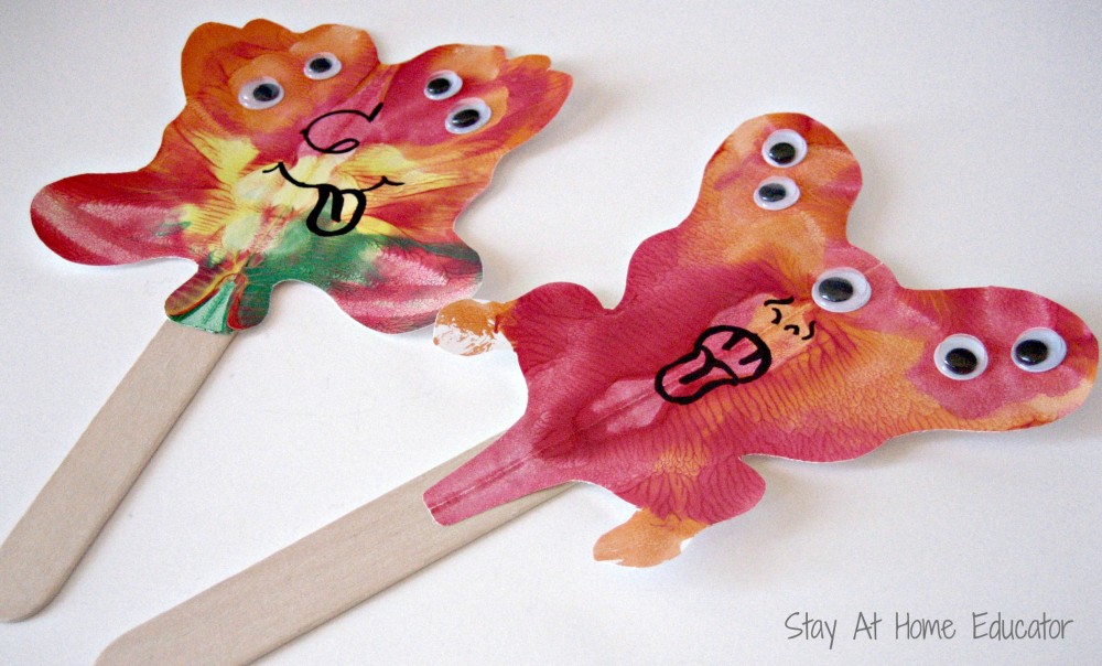 Squish Monster Puppets - Stay At Home Educator.