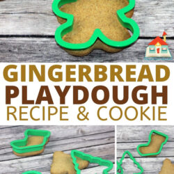 gingerbread playdough recipe and cookie