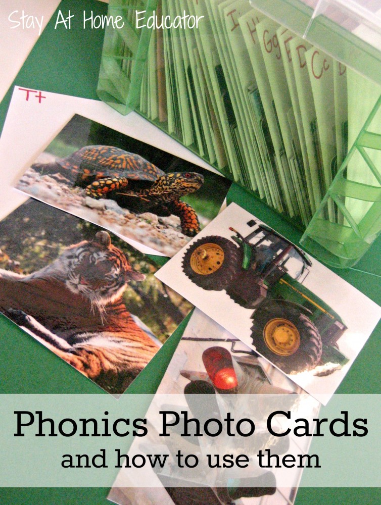 How to use phonics photo cards - Stay At Home Educator