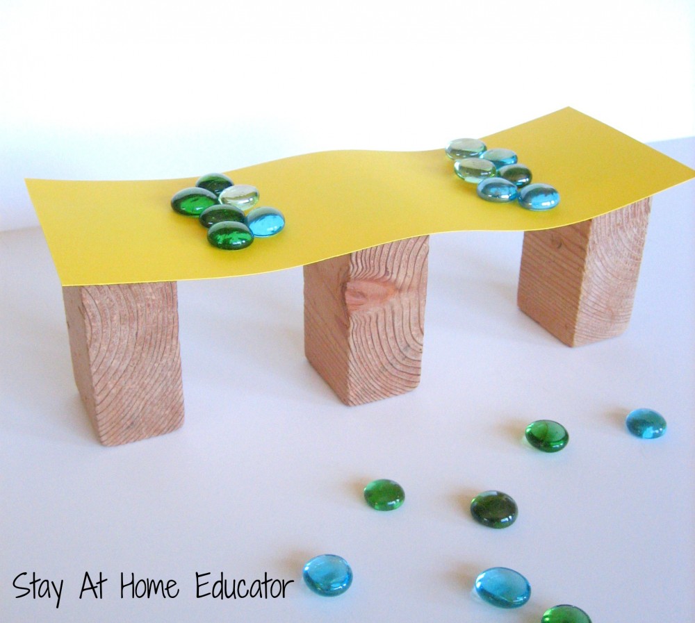 Testing Bridges in Preschool - Stay At Home Educator