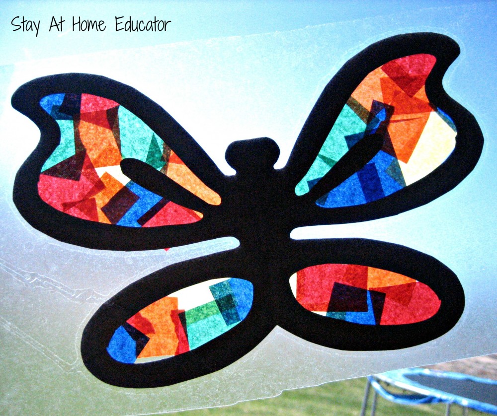 Butterfly suncatcher - Stay At Home Educator