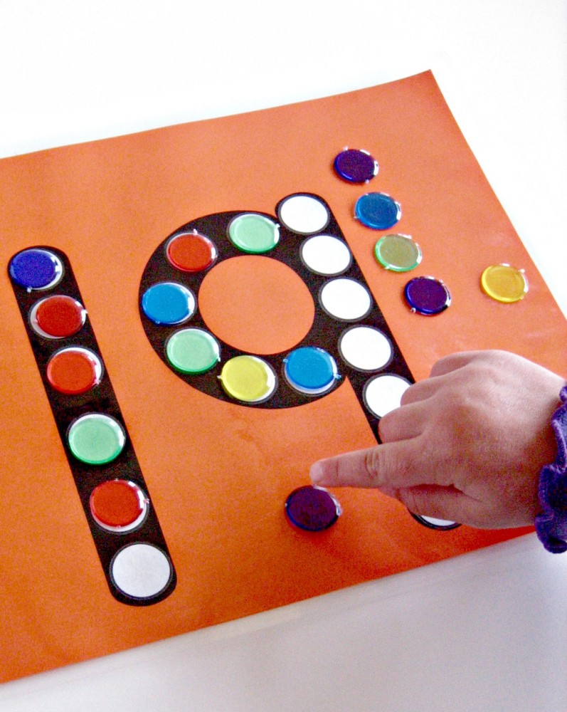 Dot counting cards for practice in number recognition to twenty - Stay At Home Educator