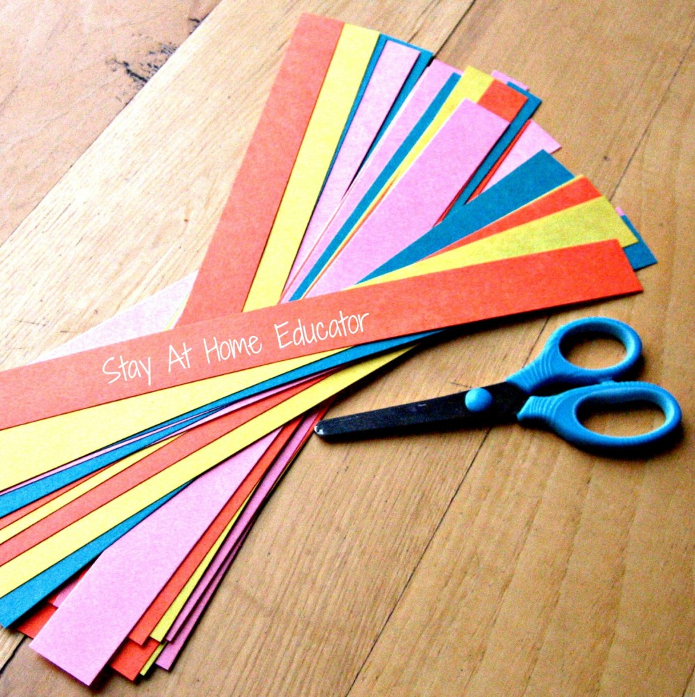 Scissor snipping fine motor practice - Stay At Home Educator