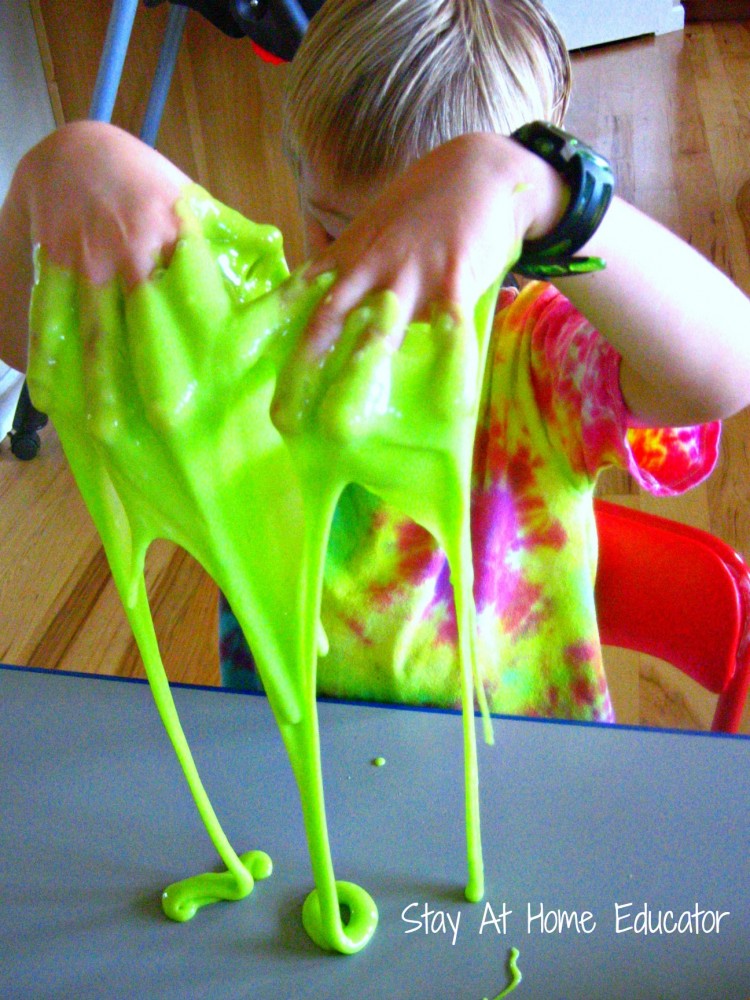 How to play with slime - Stay At Home Educator