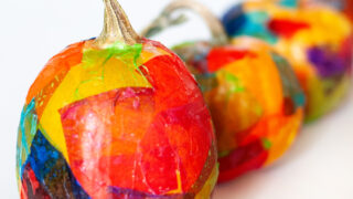 easy pumpkin art activity for preschoolers