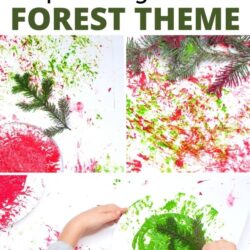 pine bough paintings for forest theme