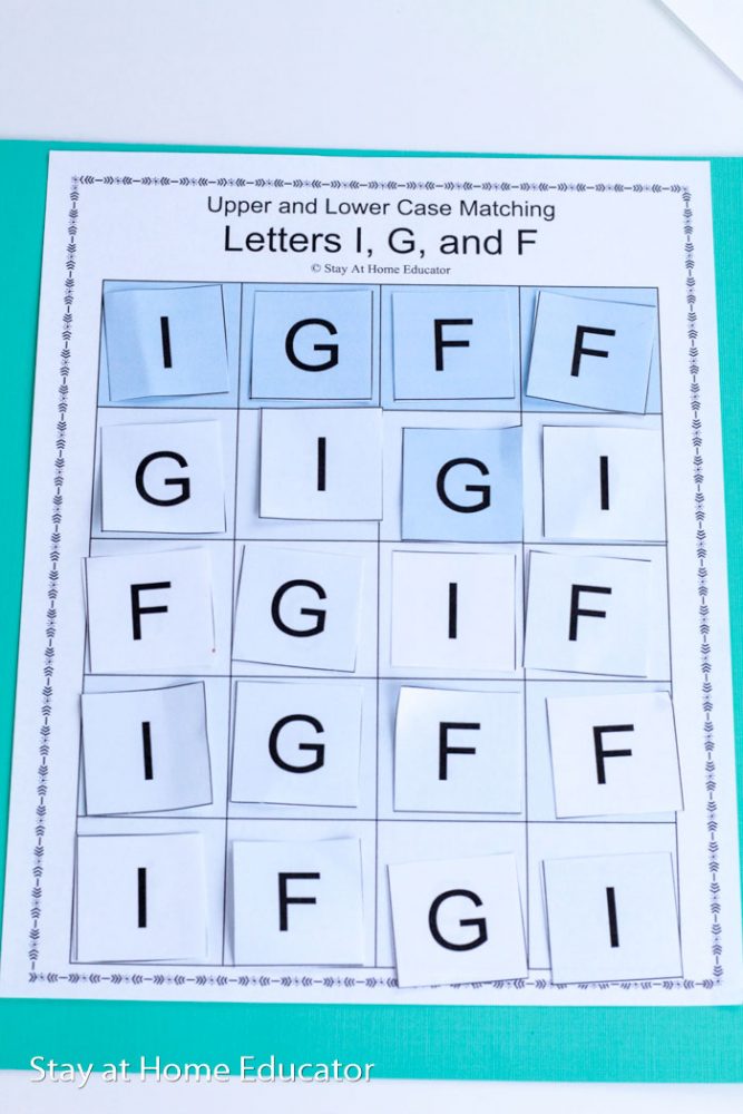 free printable and letter matching activities