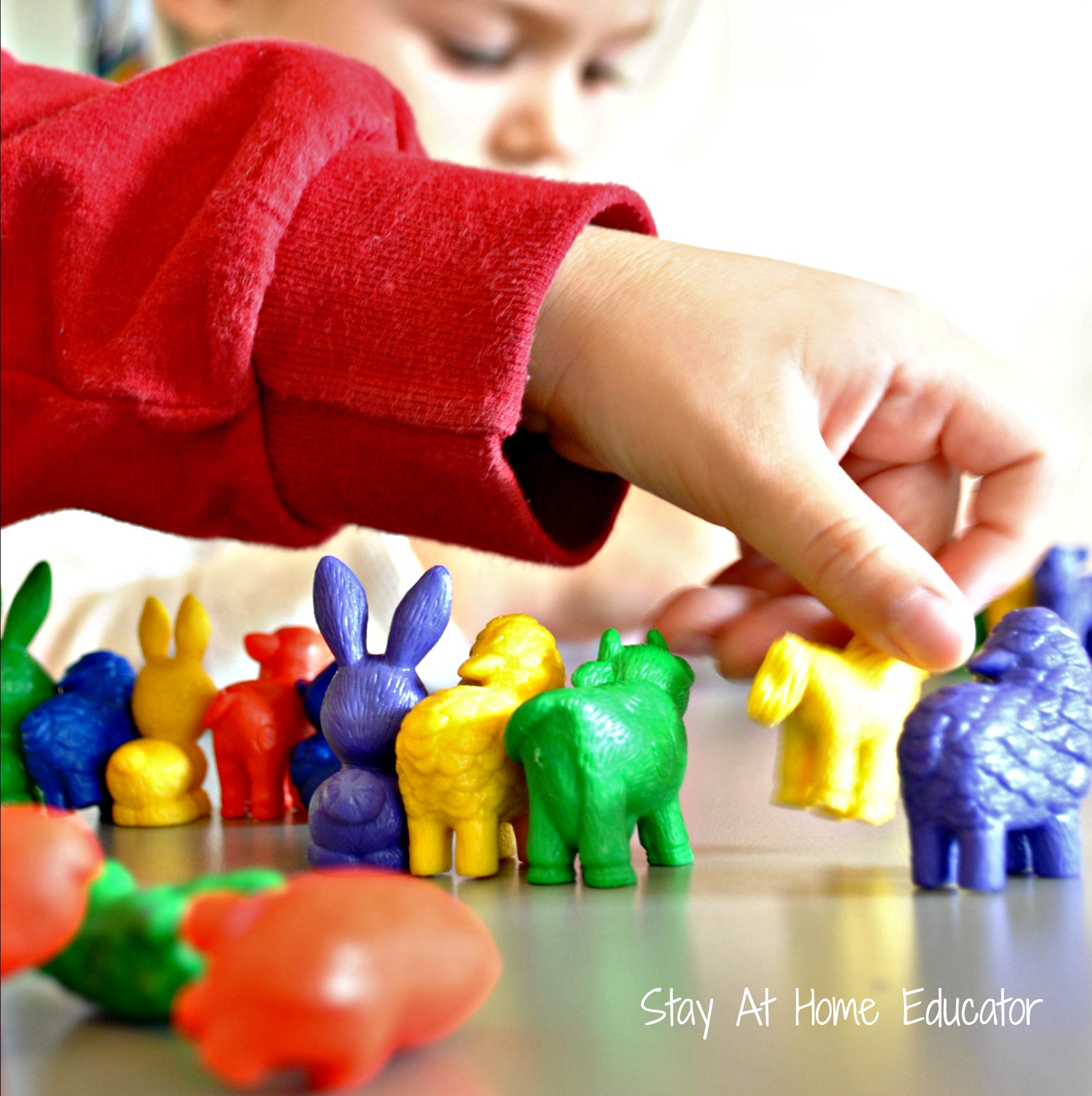Farm animal free play in preschool activity - Stay At Home Educator