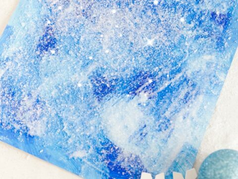 winter process art for preschoolers