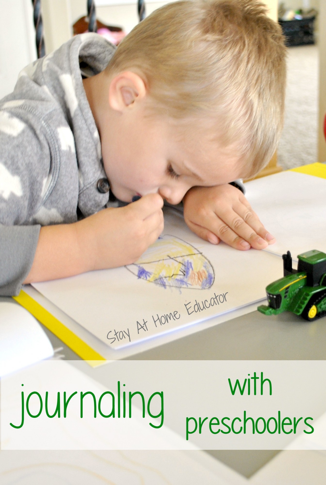 How to journal with preschoolers - Stay At Home Educator