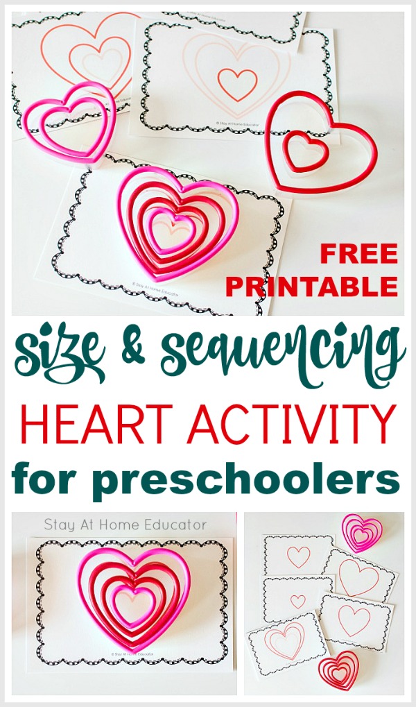 Heart-Themed Measurement Activity for Preschoolers with Free Printable