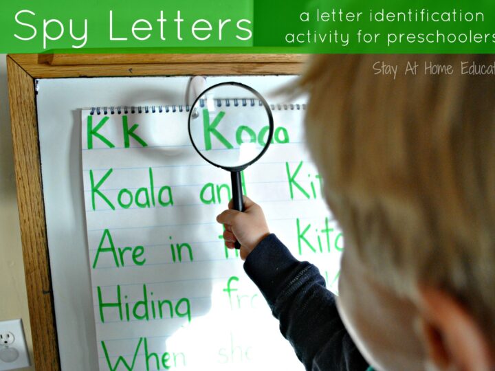 Image for I Spy Letters - a Letter Identification Activity for Preschoolers