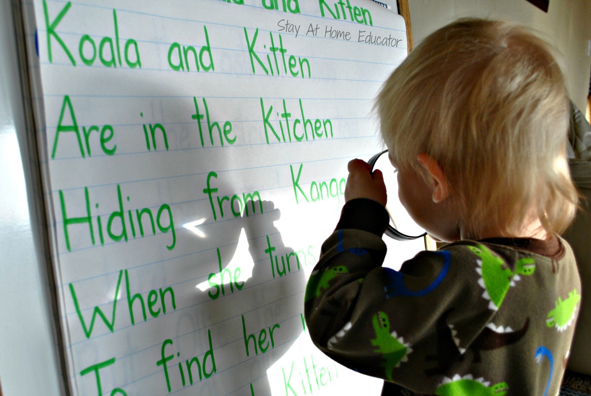I spy letters is a letter identification activity for preschoolers - Stay At Home Educator