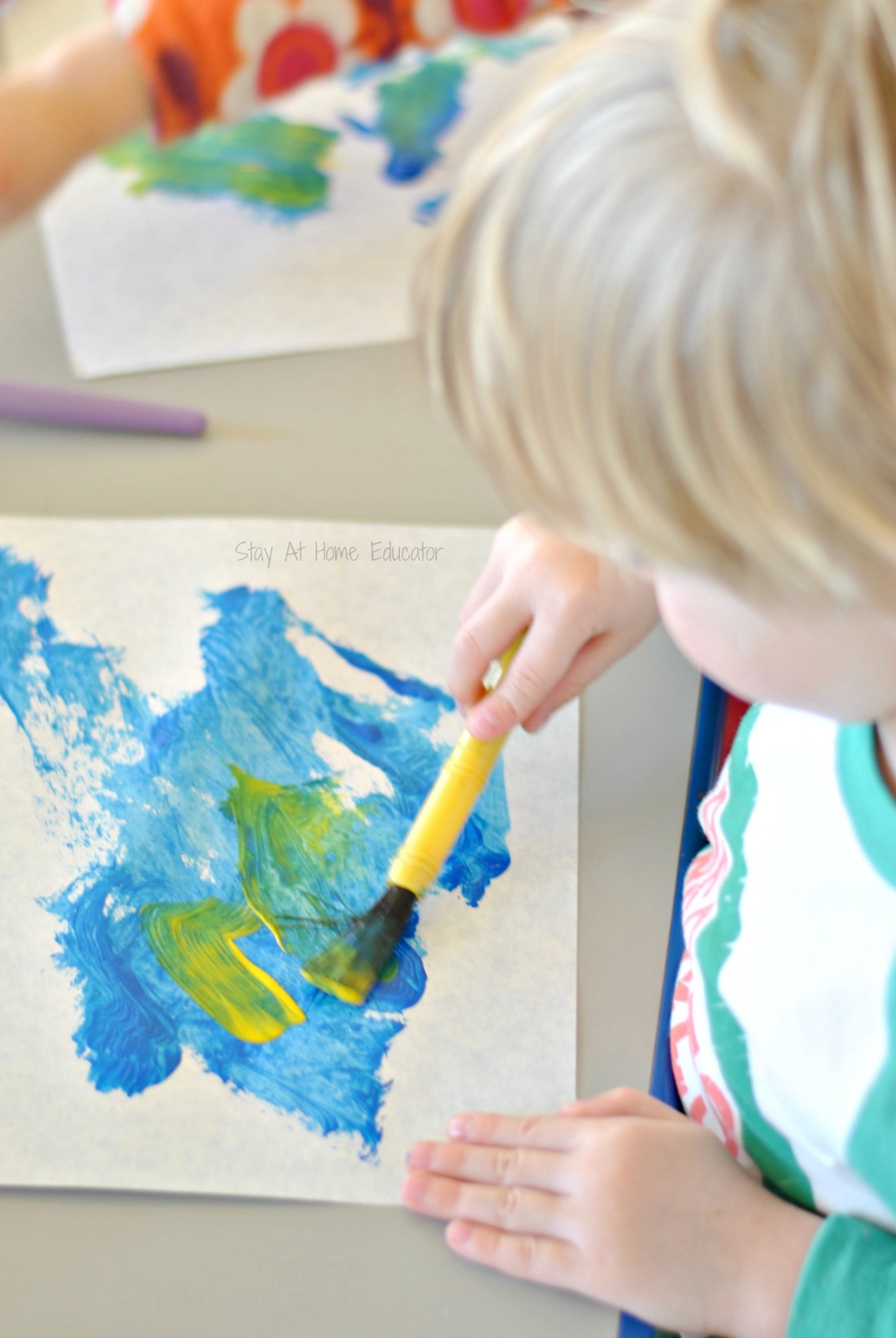 Process art preschool - Stay At Home Educator