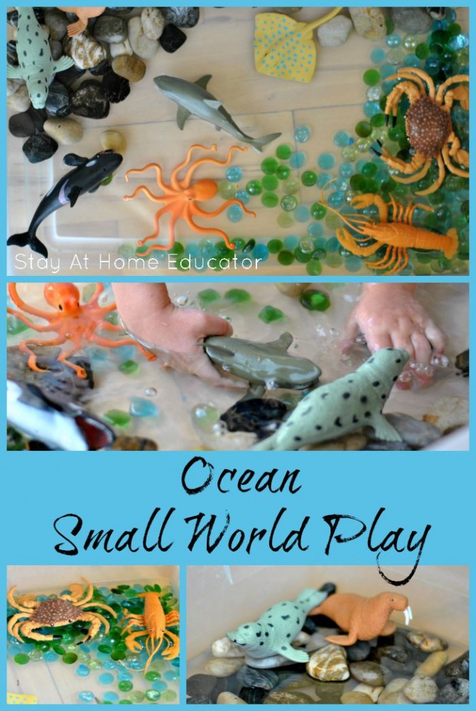 Ocean small world play offers hands-on learning and fun