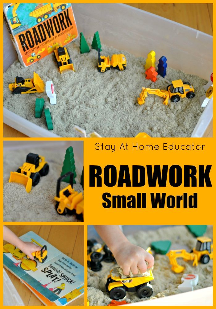 Construction small world play - Stay At Home Educator