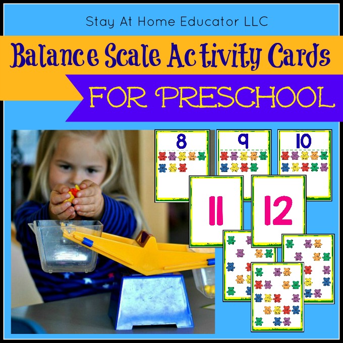 Balance Scale Activity Cards