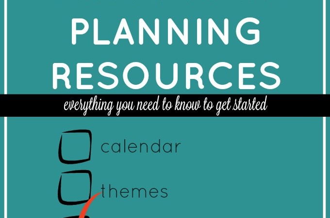 Preschool planning resources and everything you know to get started planning your own themes and activities