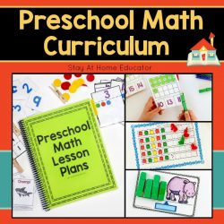 preschool math curriculum bundle