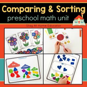 Sorting Preschool Math Unit