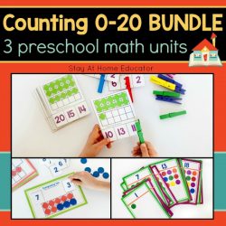 counting preschool math unit