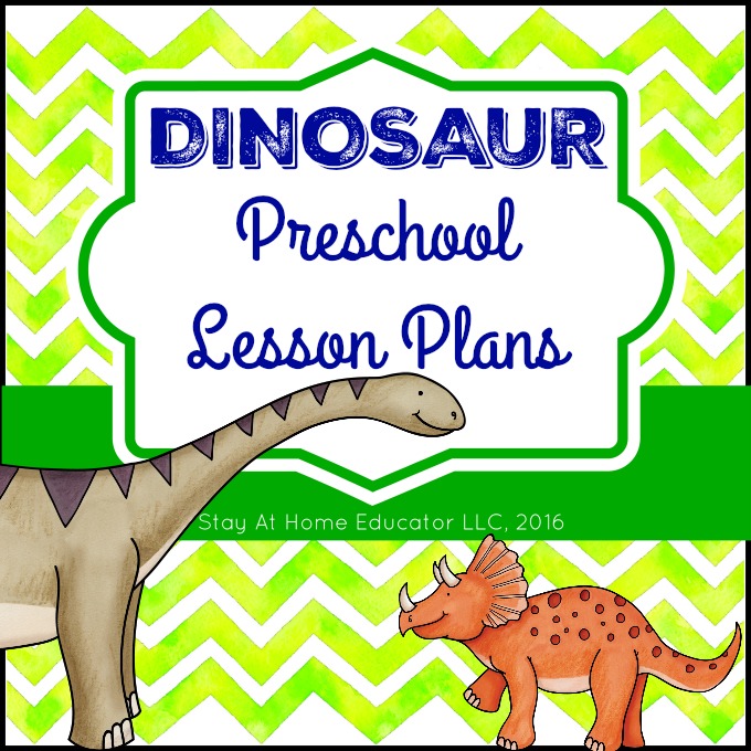 Dinosaur Theme Preschool Lesson Plans Cover Blog