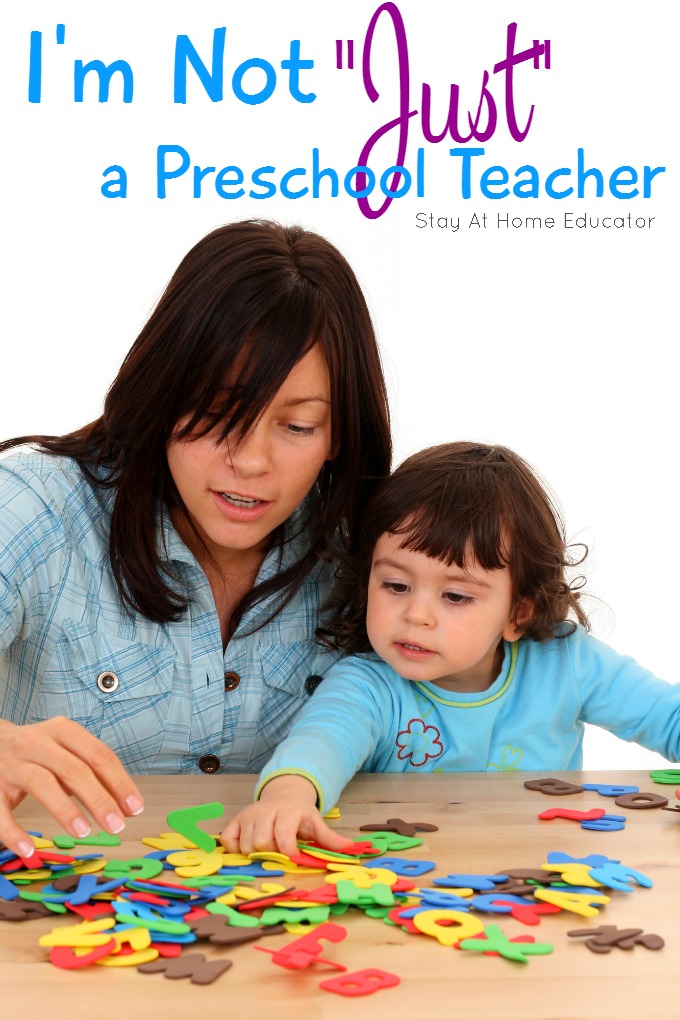 I'm not just a preschool teacher and here is why...