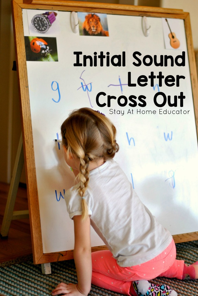 Initial Sound Letter Cross Out - Stay At Home Educator