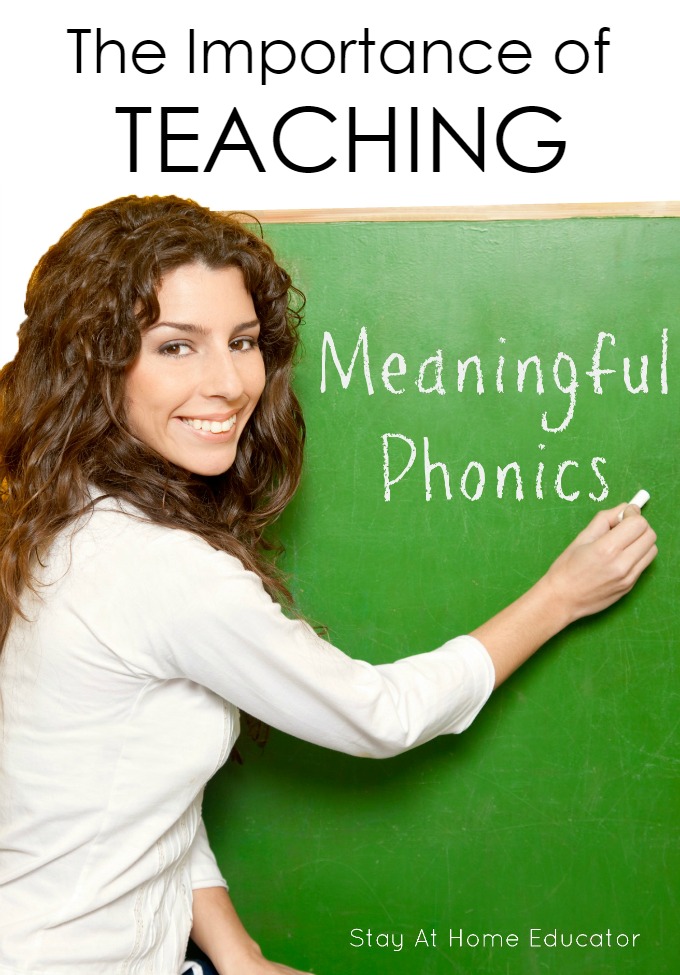 The Importance of Teaching Meaningful Phonics - Teaching phonics to preschoolers is important, but are they meaningful to the children? Here's how to teach phonics in a meaningful way, so that preschoolers can understand how phonics are reflected in the world and concepts around them.