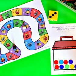 bugs addition game for preschool