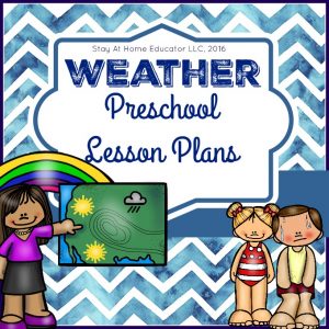 Weather Theme Preschool Lesson Plans