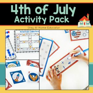 4th of July Activity Pack for Preschoolers
