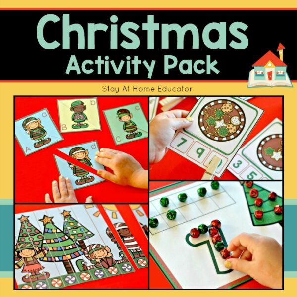 Christmas Activity Pack for Preschoolers