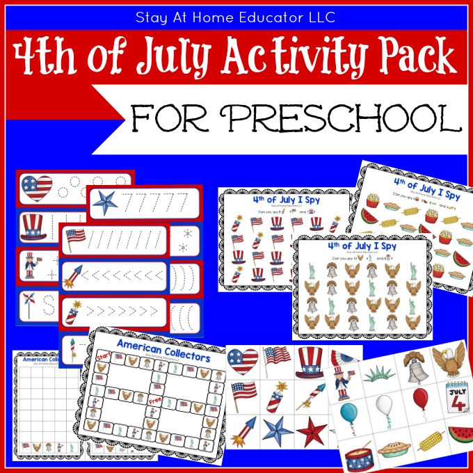 Fourth of July Activity Pack
