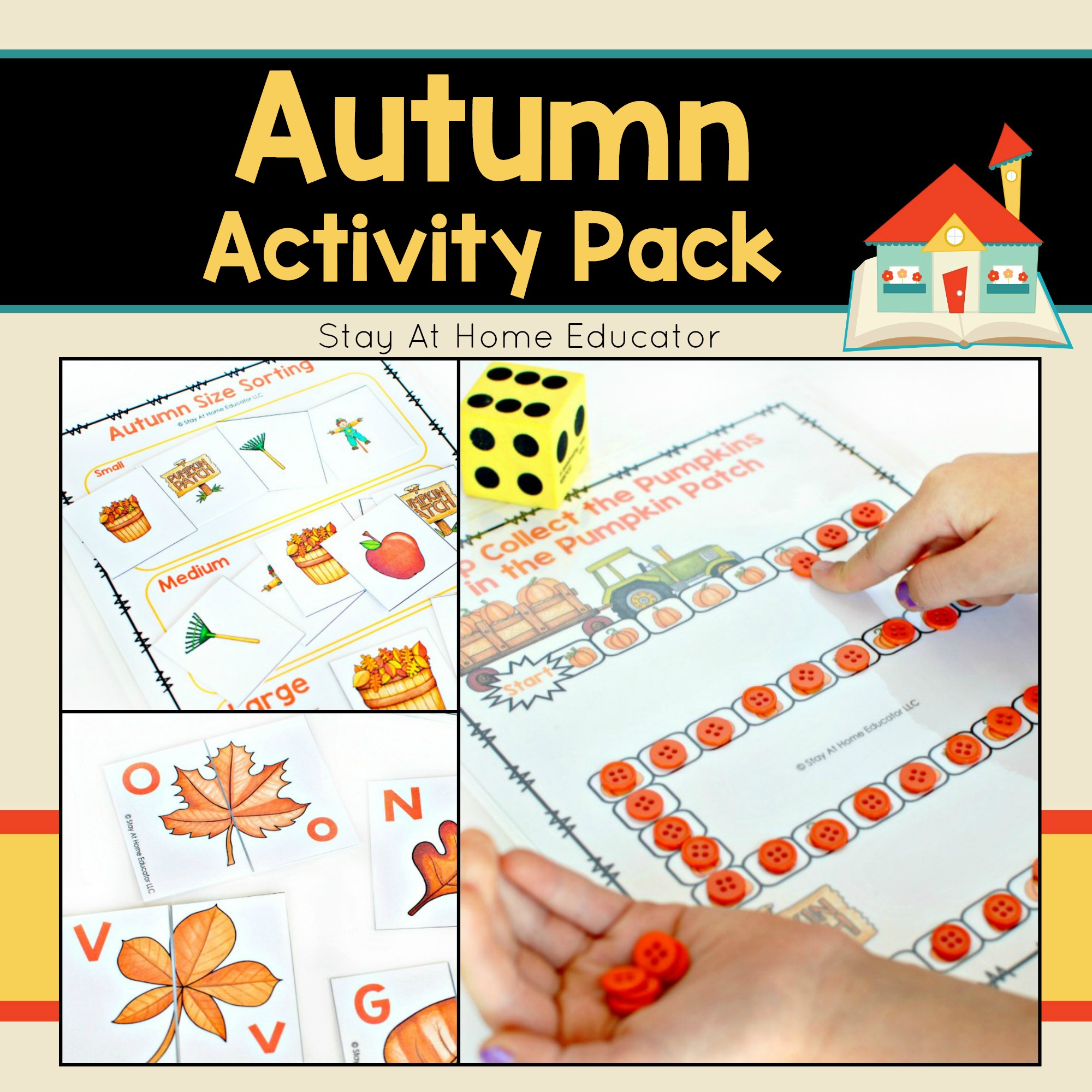autumn activity pack for preschool