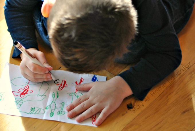 Christmas Literacy Activities for Preschoolers - writing activity