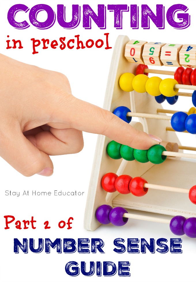 Counting in Preschool – Part 2 of Number Sense Guide. This has absolutely everything a teacher needs to know about teaching counting. Tips for teaching counting to preschoolers and beyond.There are more counting skills involved than you know!