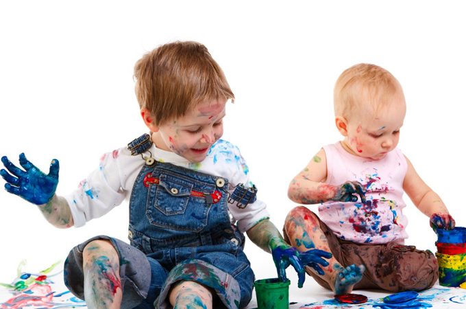 There are many sensory play benefits for babies, toddlers, and preschoolers