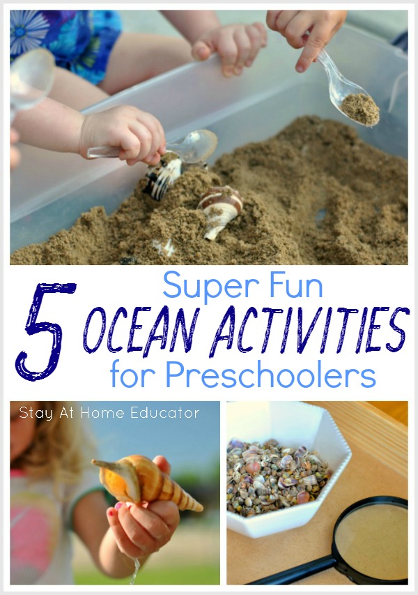 These ocean themed activities for preschoolers are not only super fun, but packed with sensory play, developmental skills, fine motor skills and more!